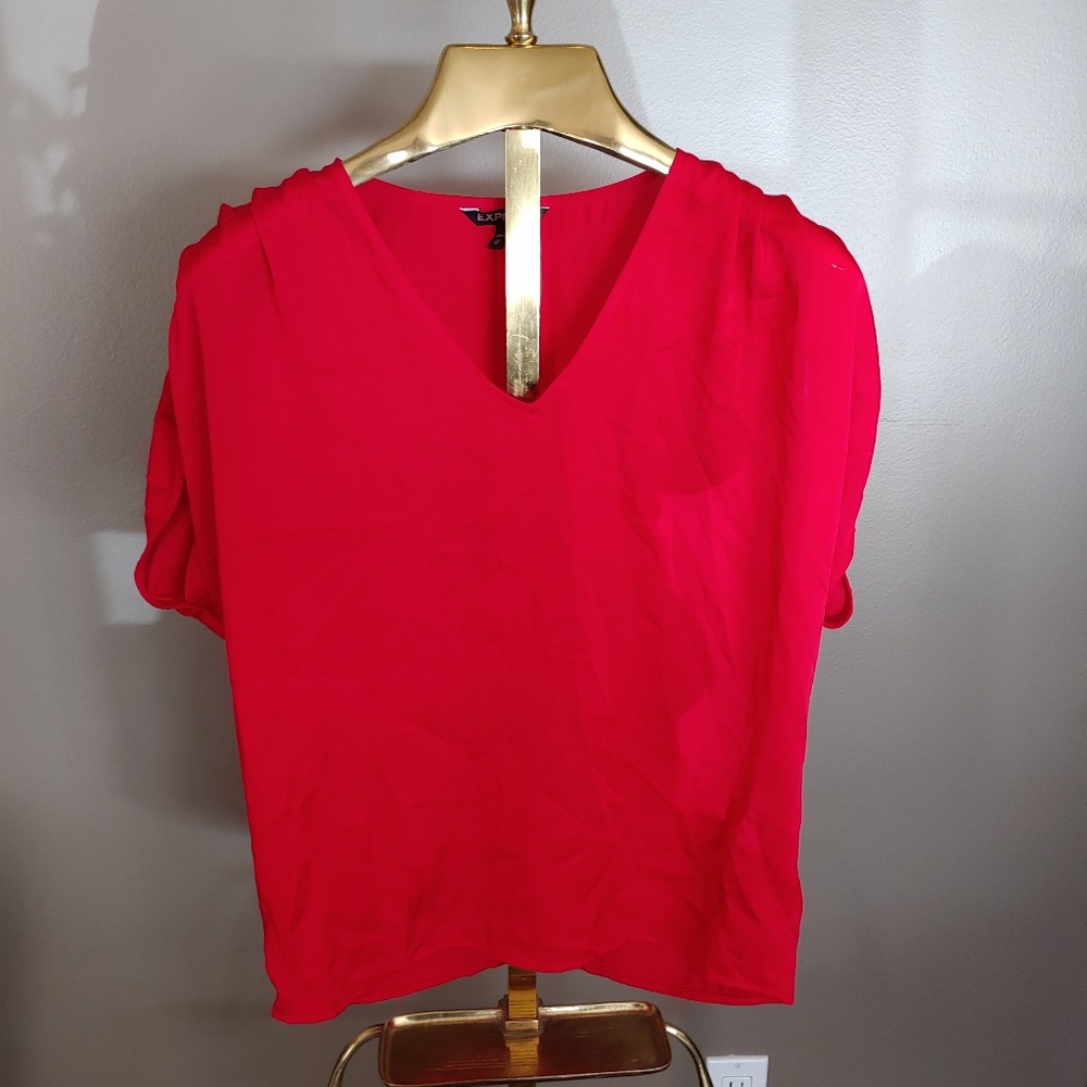 Express Red Blouse
